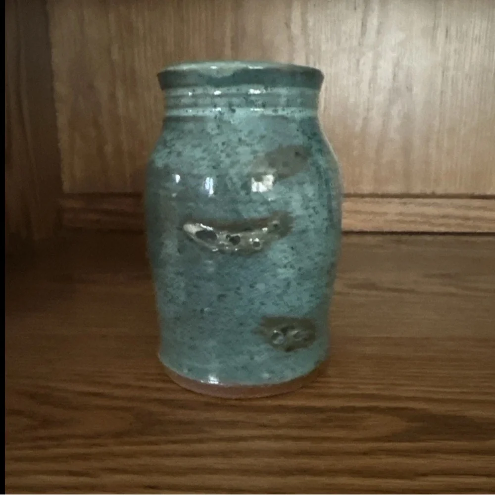 Vintage Studio Pottery Vase Organic Modern Intentional Rugged Primitive Design